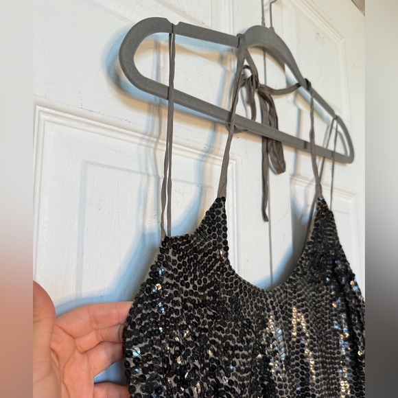 Y2K Babydoll Chan Luu Sequined and Silk Party Dress - Picture 5 of 10